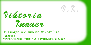 viktoria knauer business card